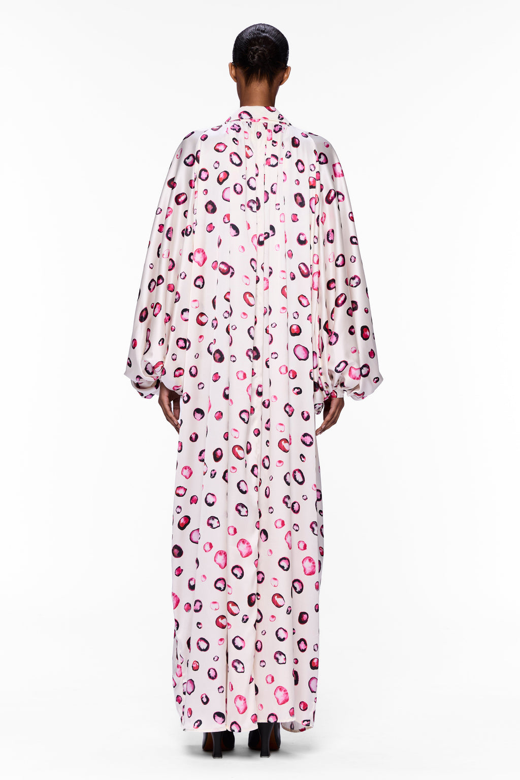 The Touareg Dress with Balloon Sleeve : Silk