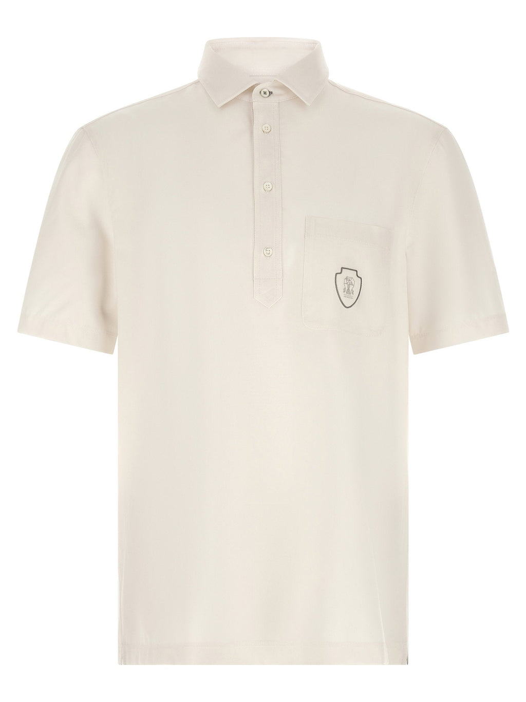 Brunello Cucinelli Brunello Cucinelli Heraldic Logo Polo Shirt