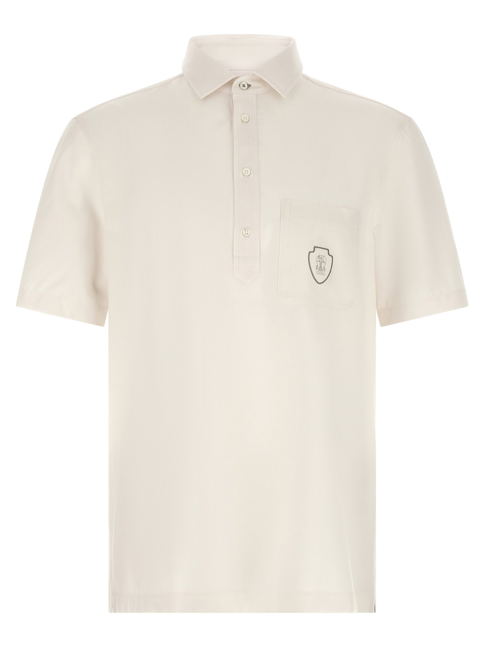 Brunello Cucinelli Brunello Cucinelli Heraldic Logo Polo Shirt