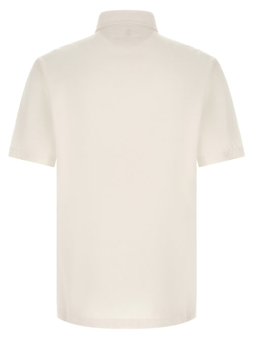 Brunello Cucinelli Brunello Cucinelli Heraldic Logo Polo Shirt