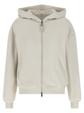 Brunello Cucinelli Brunello Cucinelli Shiny Zipper Pull Hoodie