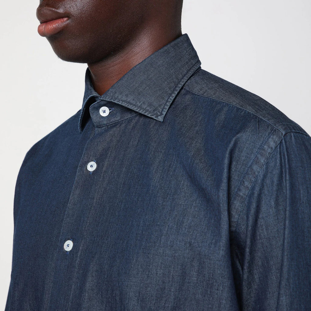 XACUS Blue denim Casual shirt