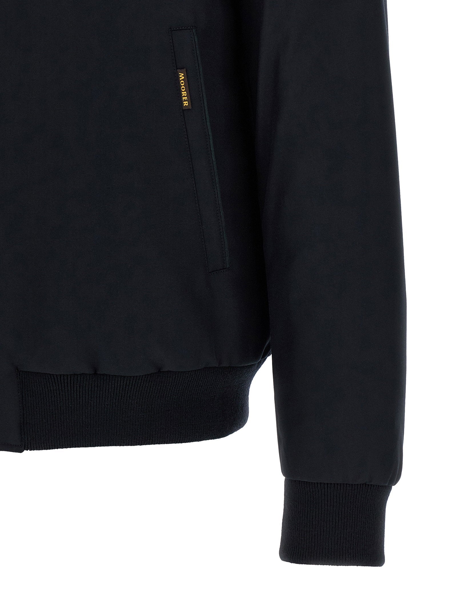 Moorer Moorer Janos Bomber Jacket - Acqua Line