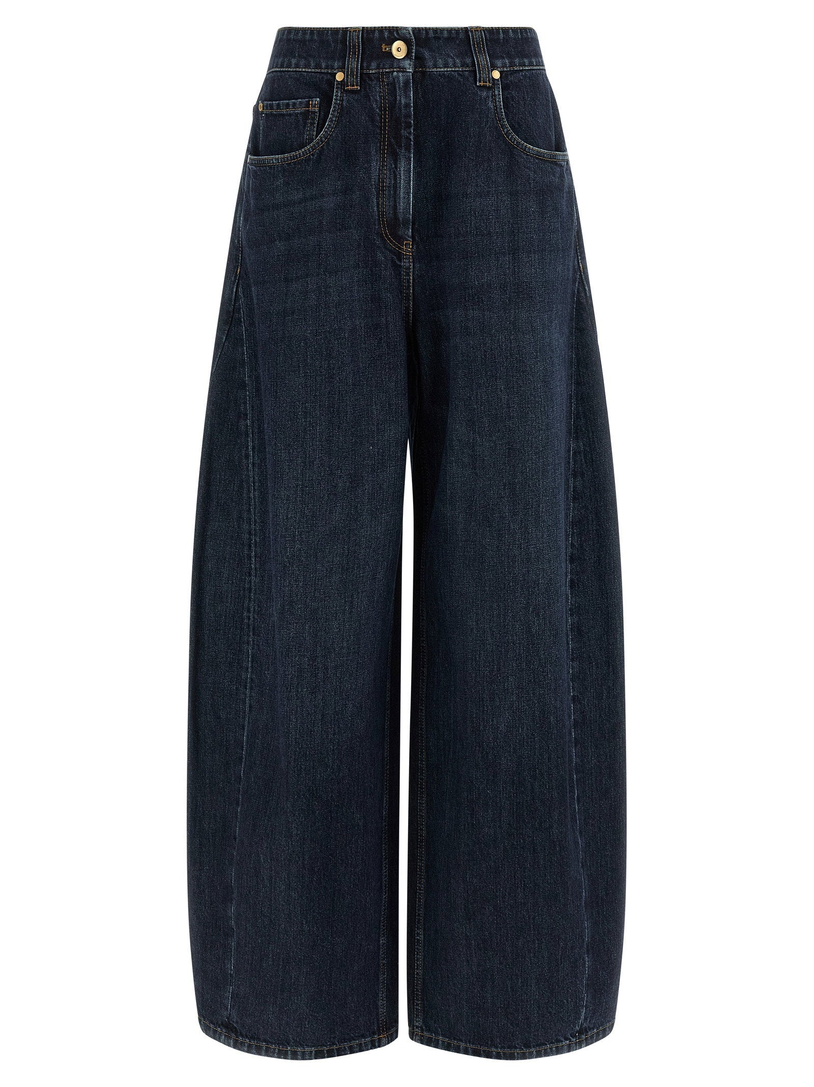Brunello Cucinelli Brunello Cucinelli The Wide Barrel Jeans