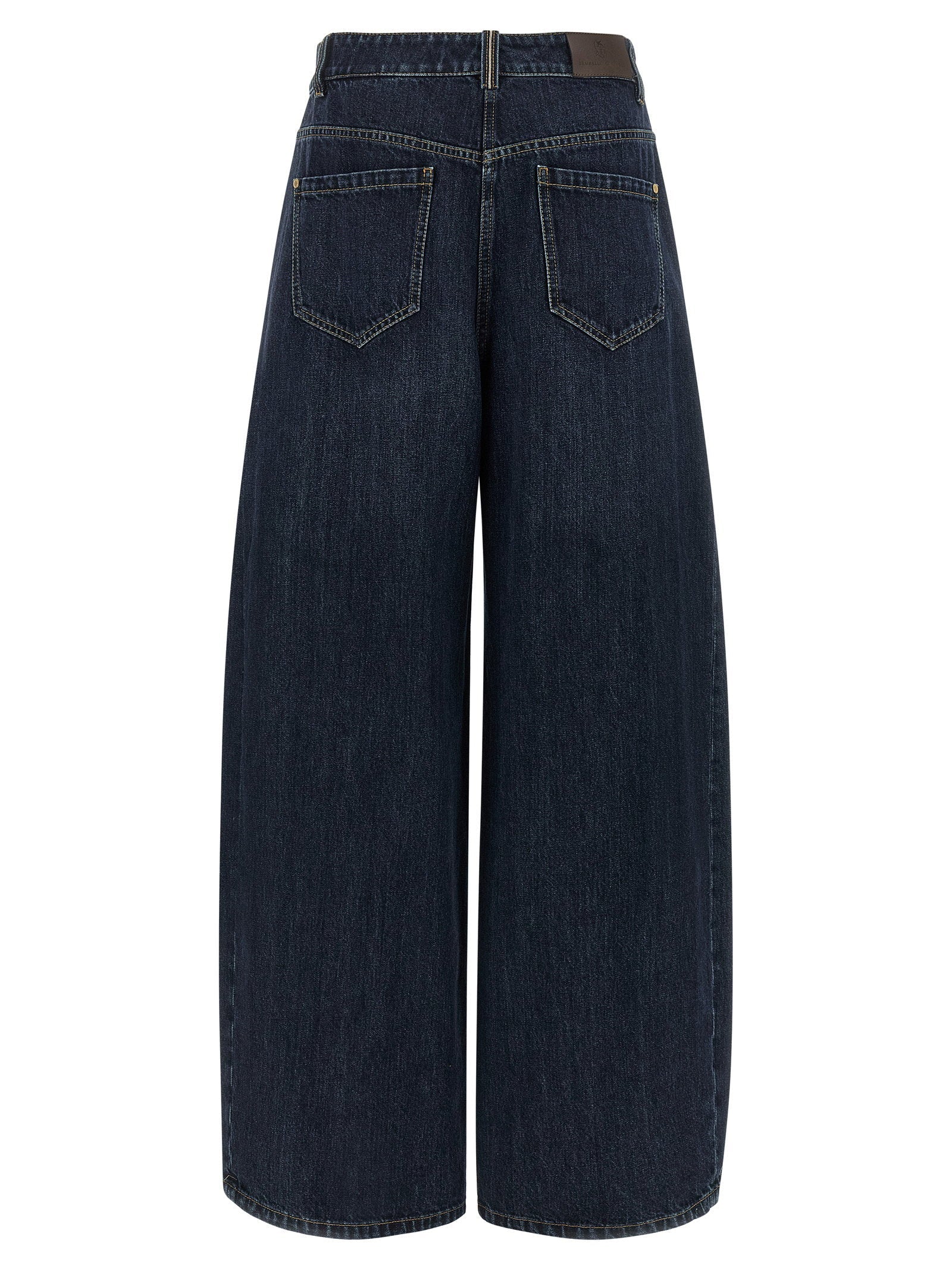 Brunello Cucinelli Brunello Cucinelli The Wide Barrel Jeans