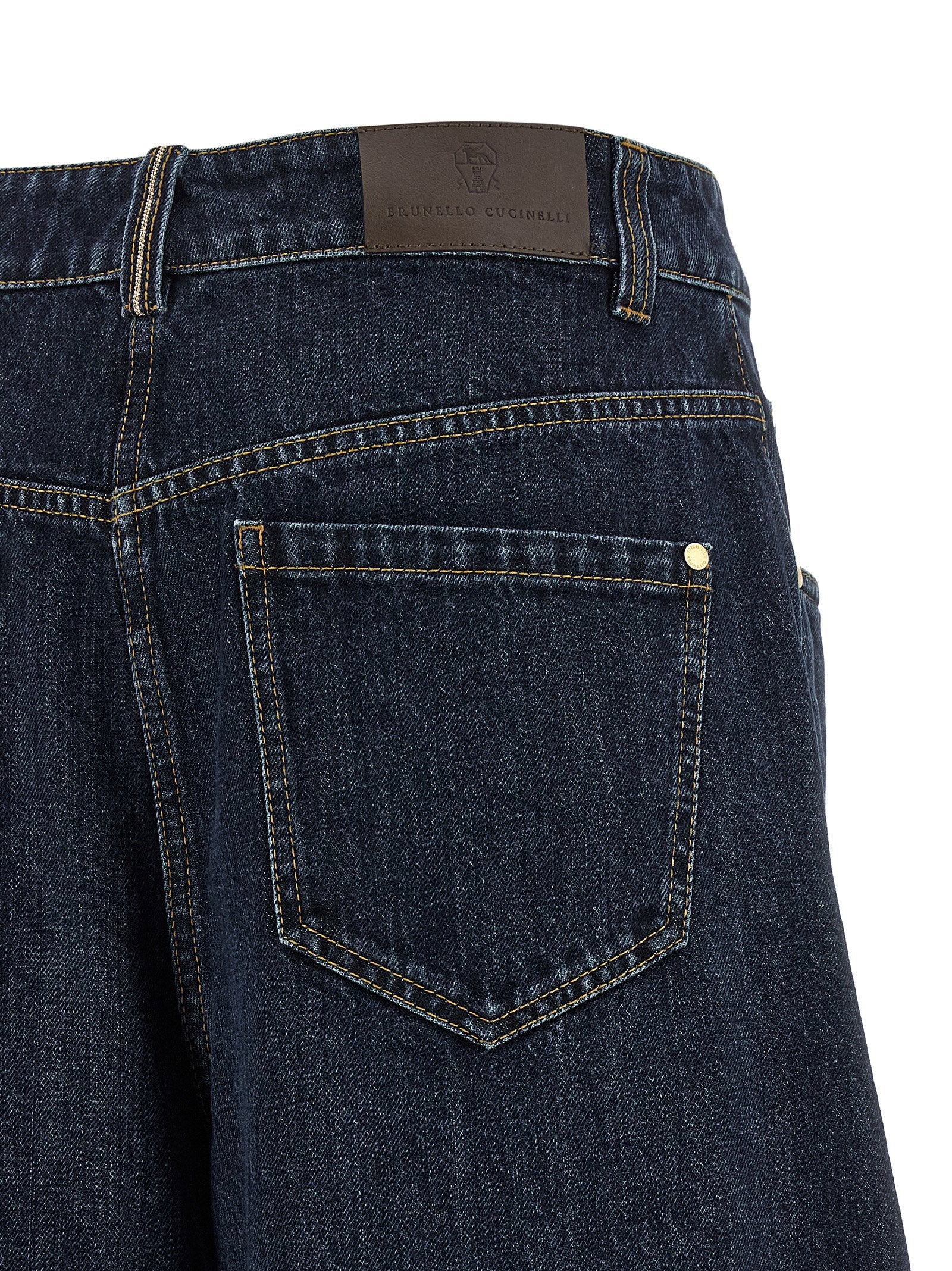 Brunello Cucinelli Brunello Cucinelli The Wide Barrel Jeans