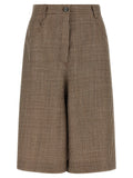 Brunello Cucinelli Brunello Cucinelli Prince Of Wales Lamé Bermuda Shorts