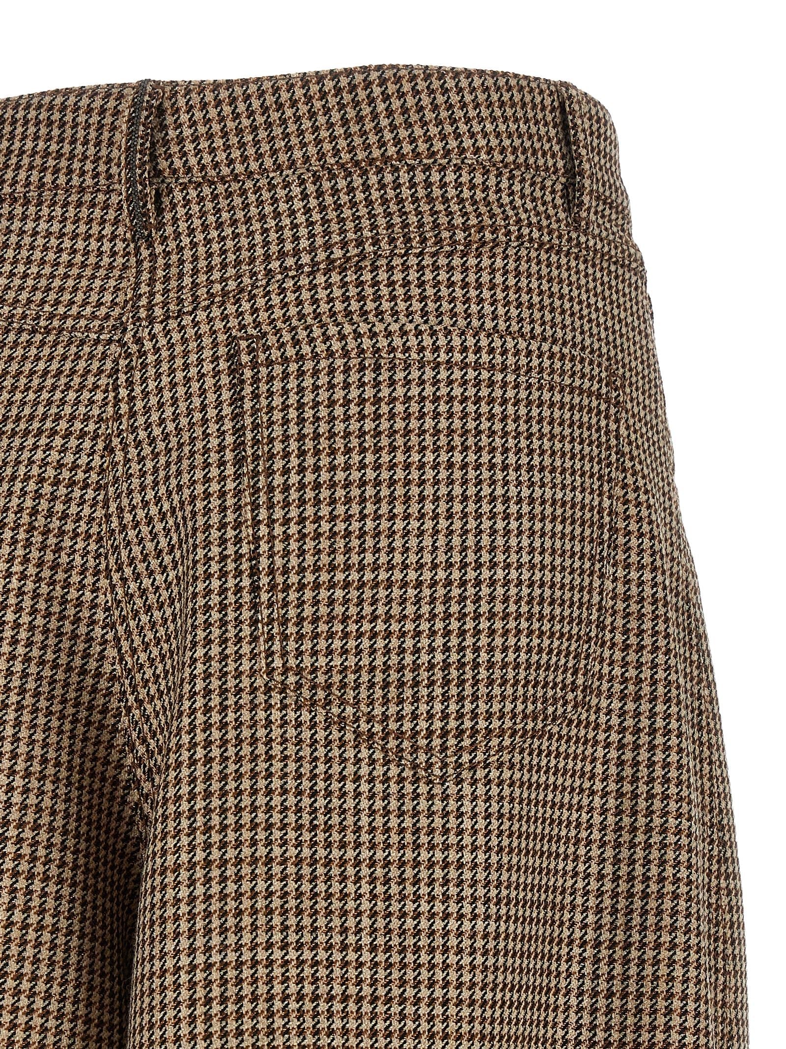 Brunello Cucinelli Brunello Cucinelli Prince Of Wales Lamé Bermuda Shorts