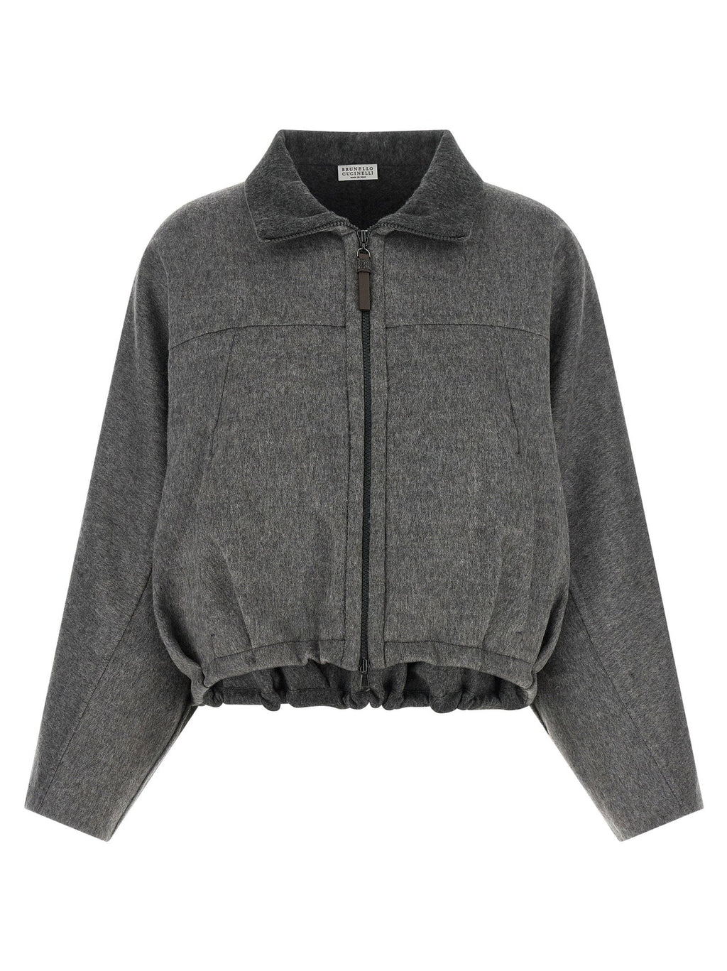 Brunello Cucinelli Brunello Cucinelli Shiny Zipper Pull Jacket