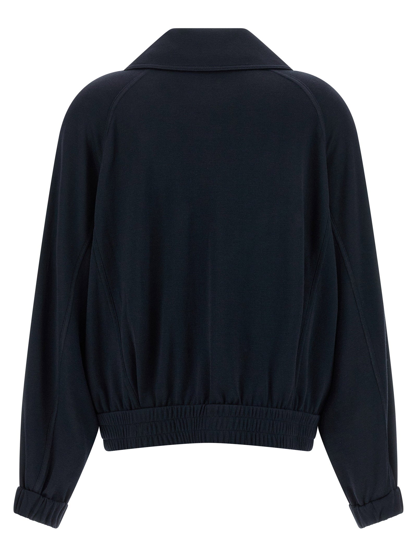 Brunello Cucinelli Brunello Cucinelli Shiny Zipper Pull Sweatshirt