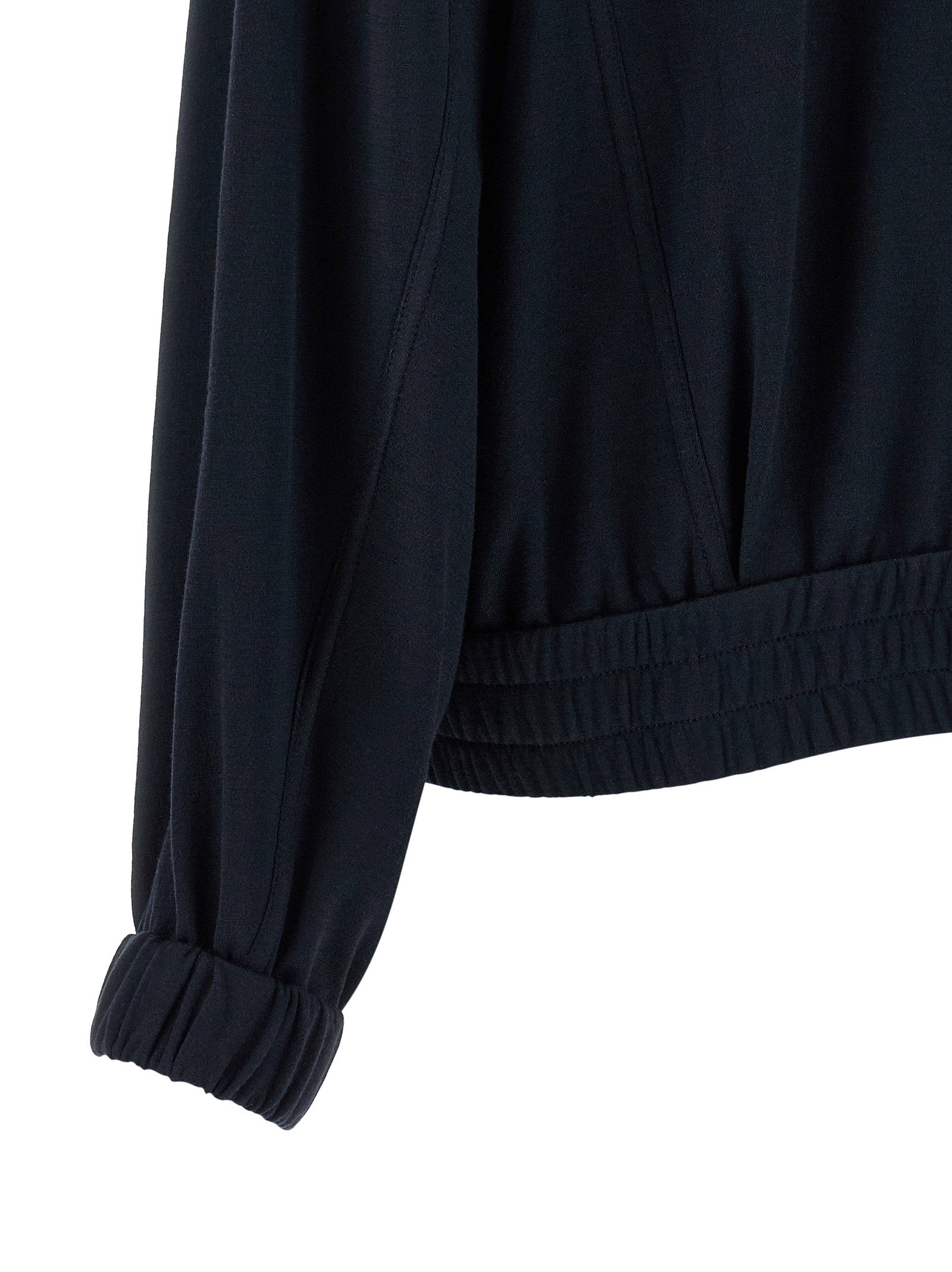 Brunello Cucinelli Brunello Cucinelli Shiny Zipper Pull Sweatshirt