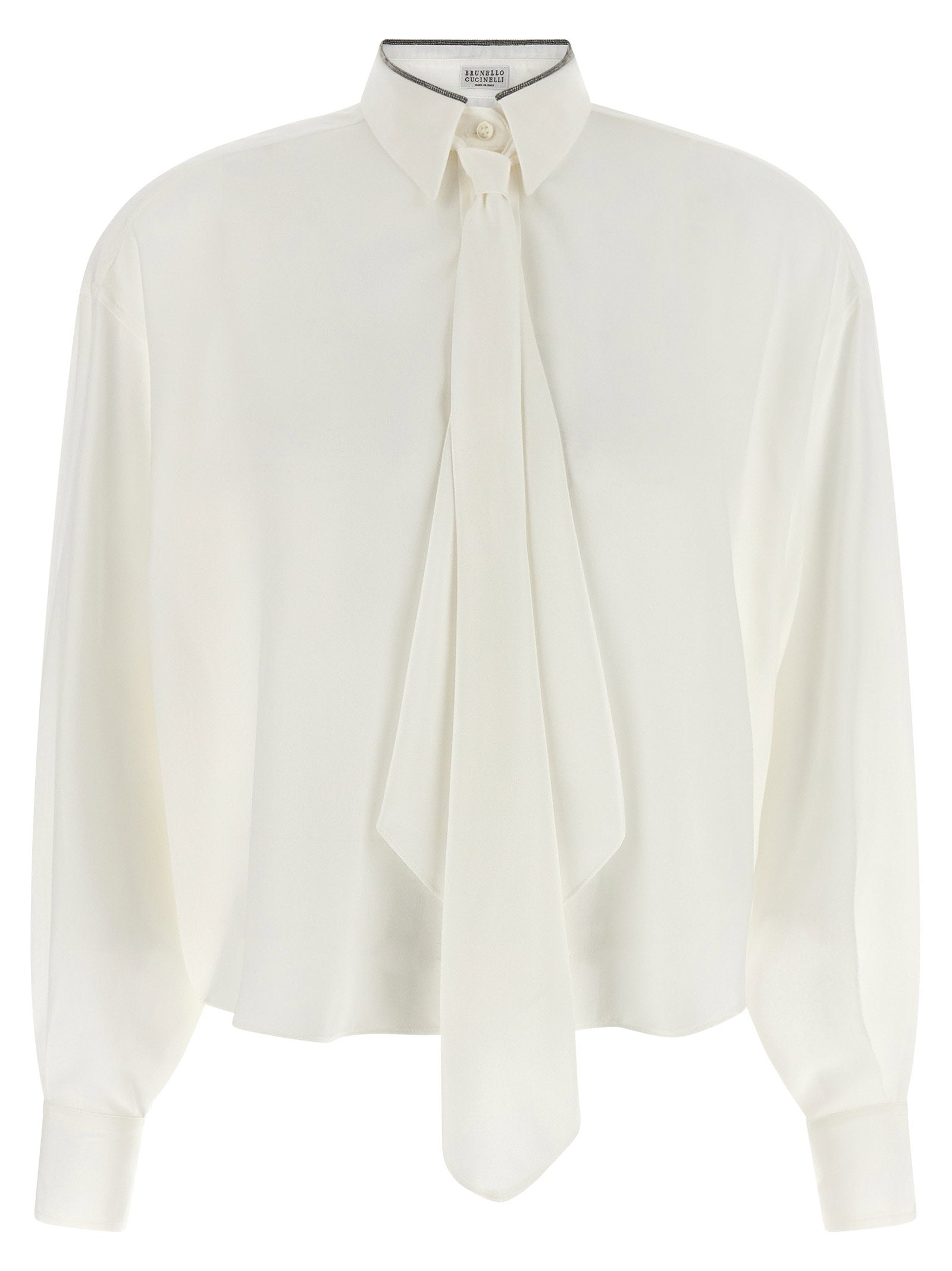 Brunello Cucinelli Brunello Cucinelli Shiny Collar Shirt