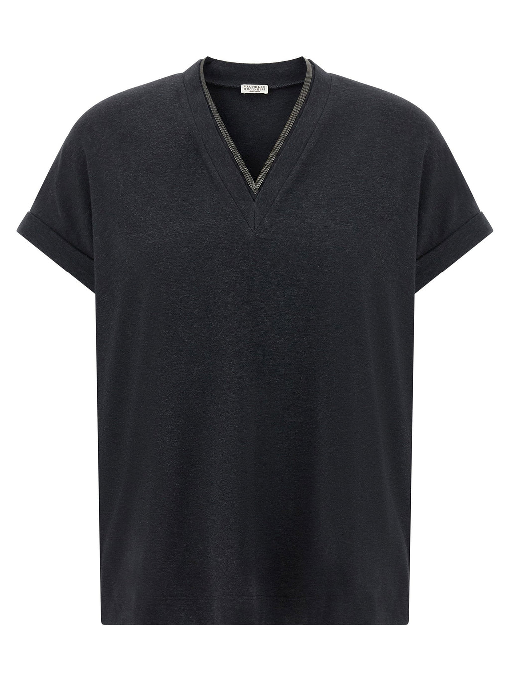 Brunello Cucinelli Brunello Cucinelli Shiny Trims T-shirt