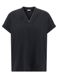 Brunello Cucinelli Brunello Cucinelli Shiny Trims T-shirt