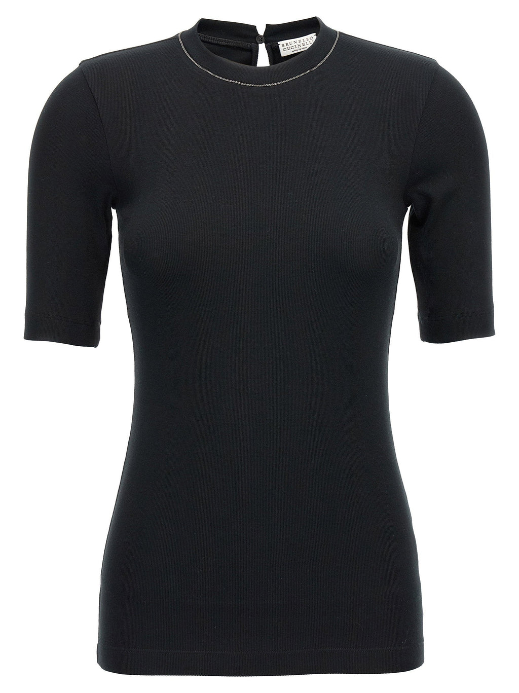 Brunello Cucinelli Brunello Cucinelli Monile Ribbed T-shirt
