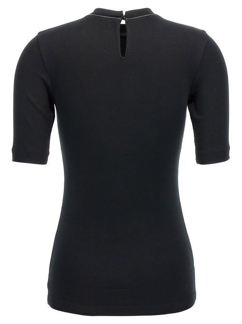Brunello Cucinelli Brunello Cucinelli Monile Ribbed T-shirt