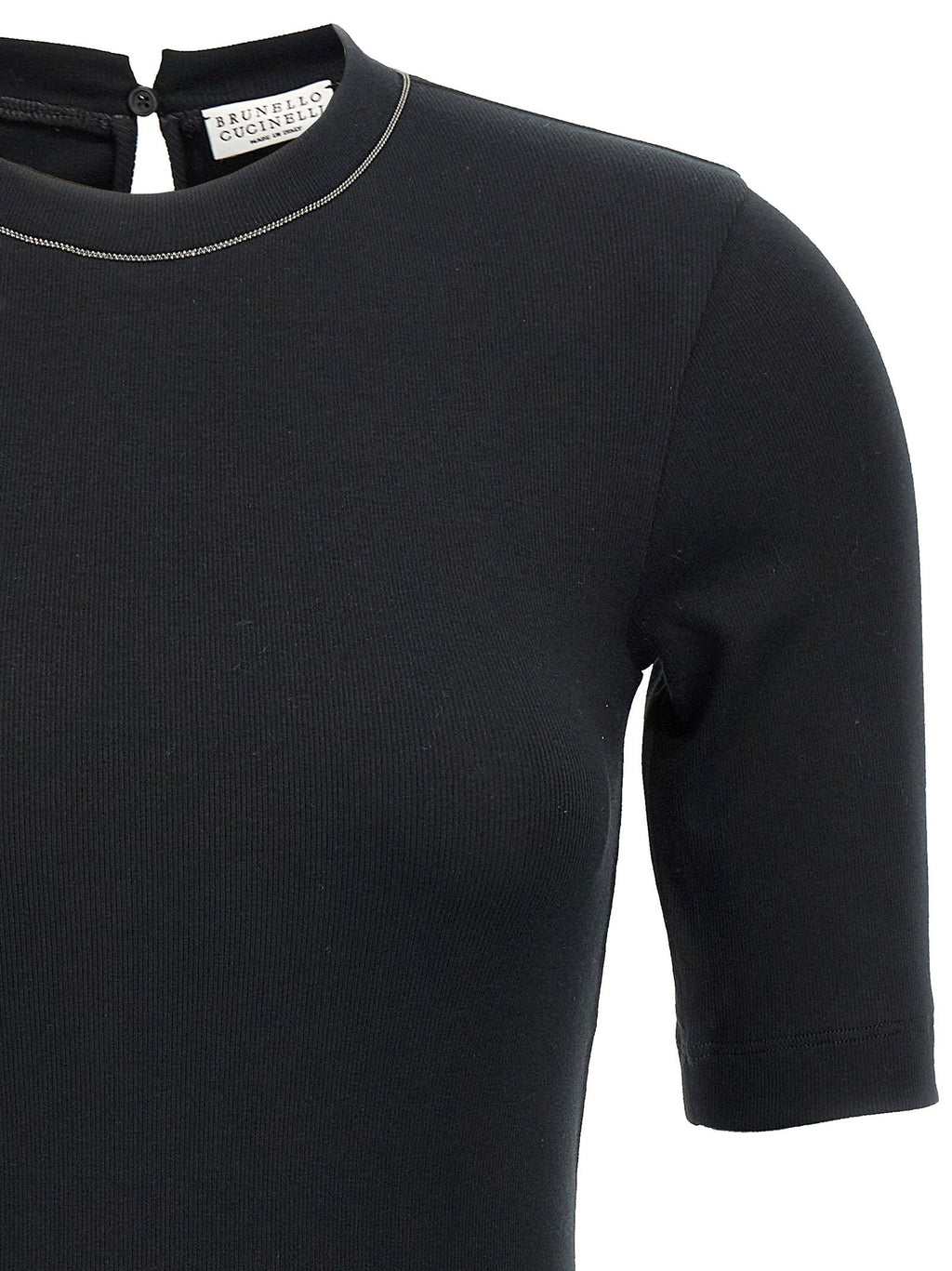 Brunello Cucinelli Brunello Cucinelli Monile Ribbed T-shirt