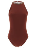 Brunello Cucinelli Brunello Cucinelli Precious Collar One-piece Swimsuit