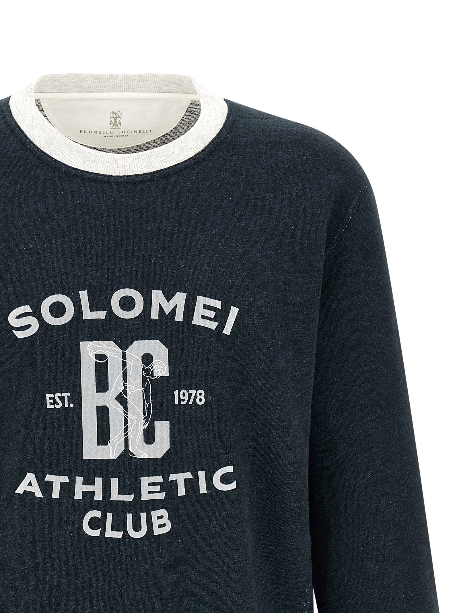 Brunello Cucinelli Brunello Cucinelli Cotton And Linen Sweatshirt