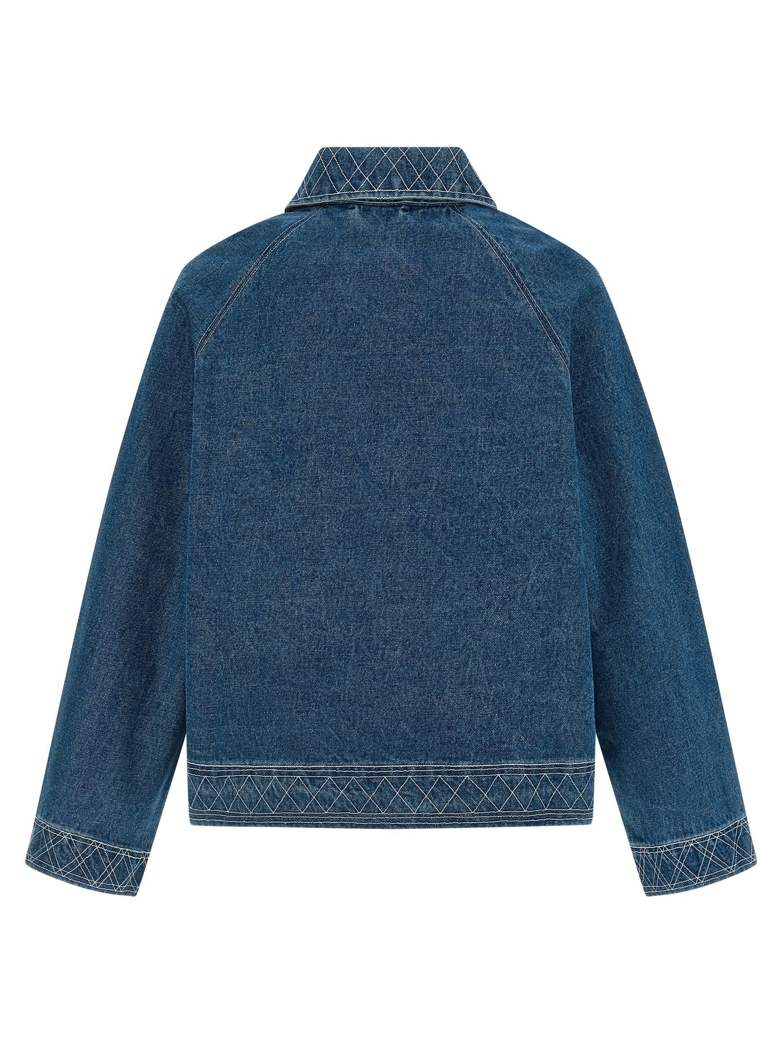 Bode Bode Embroidery Denim Jacket