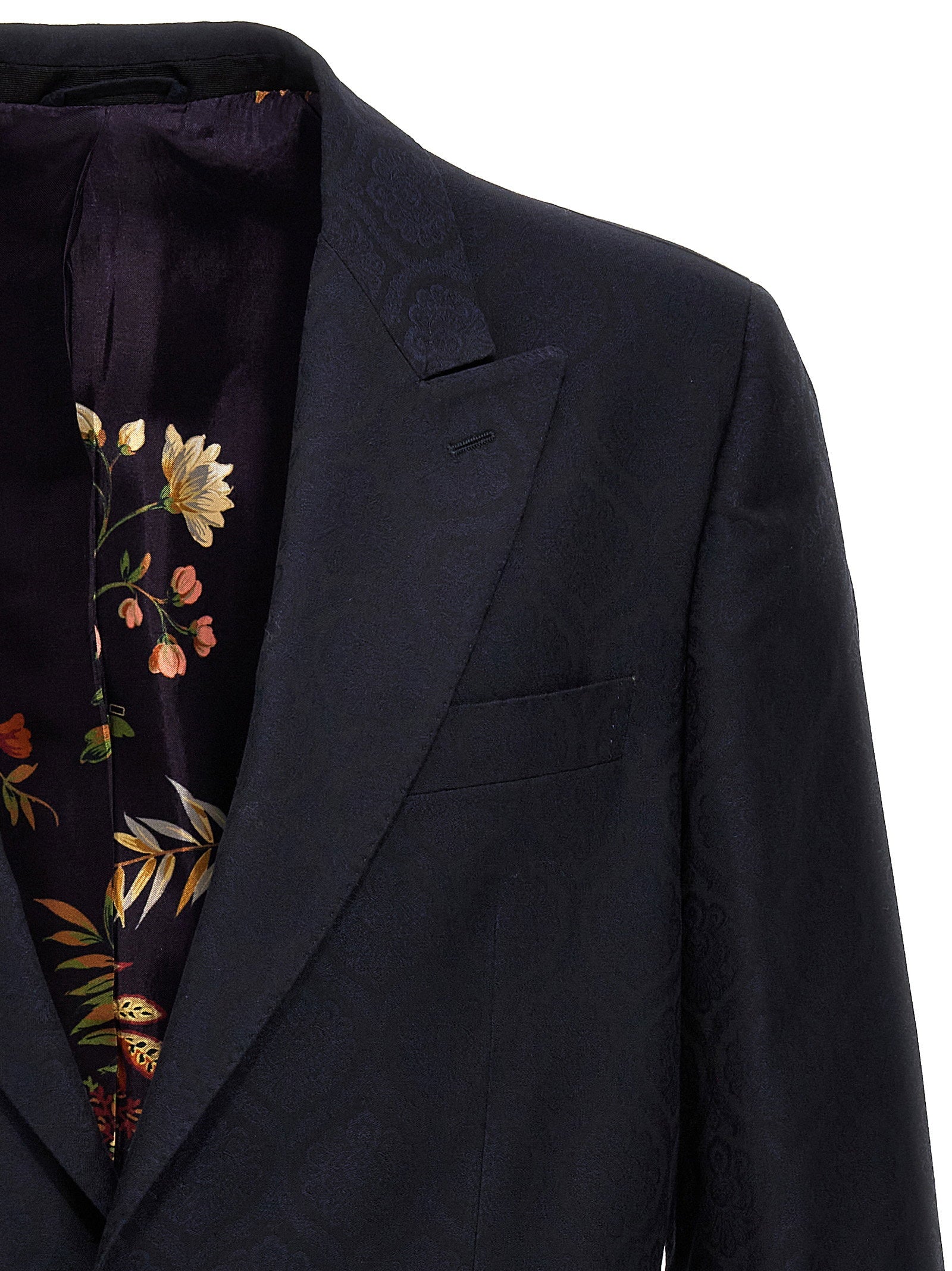 Etro Etro Single-breasted Jacquard Blazer