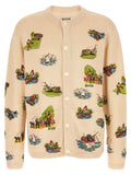 Bode Bode Beaded Camp Cardigan