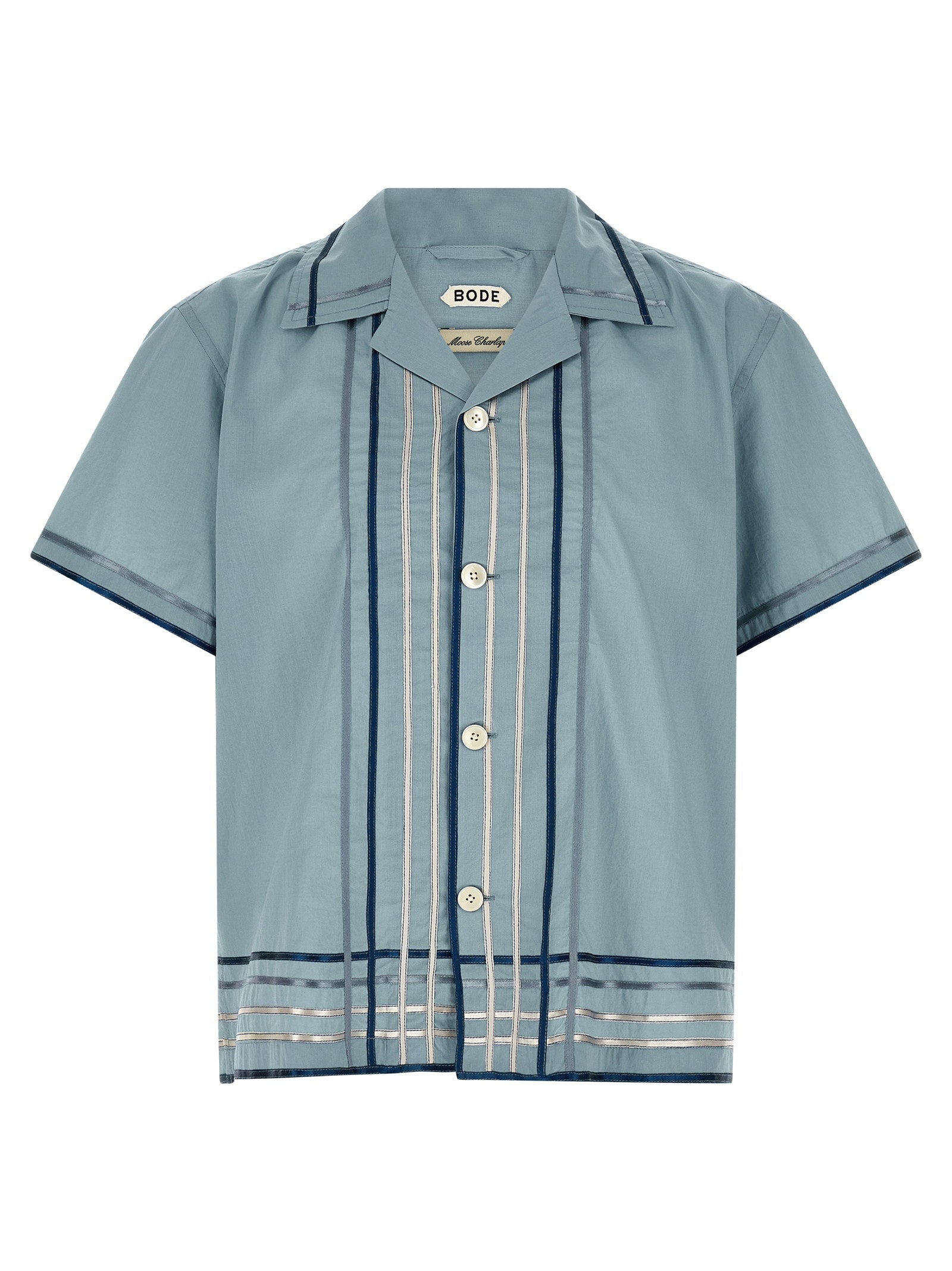 Bode Bode Ribbon Plaid Shirt