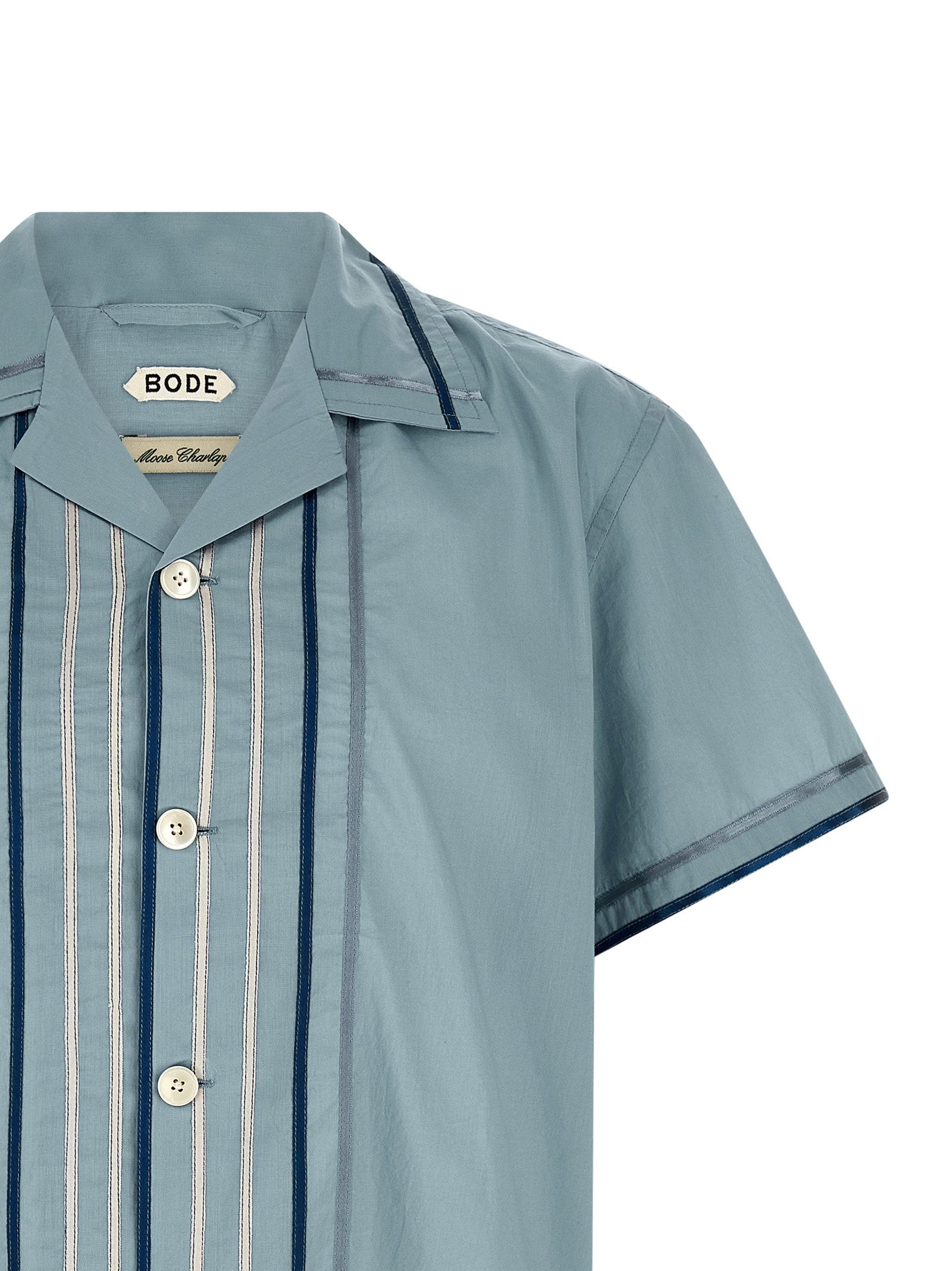 Bode Bode Ribbon Plaid Shirt