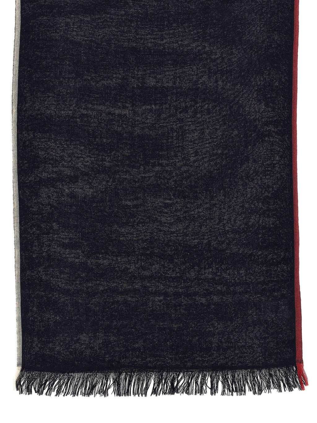 Brunello Cucinelli Brunello Cucinelli Contrast Border Scarf
