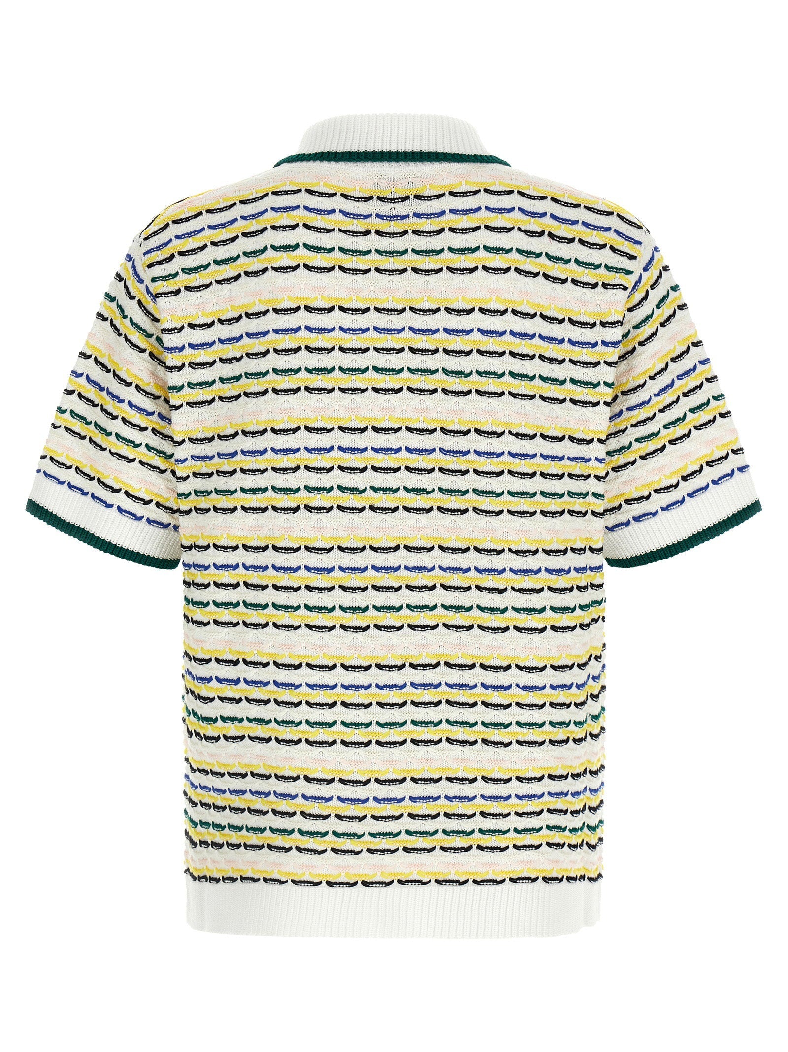 Casablanca Casablanca Tuck Stitch Short Sleeve Shirt