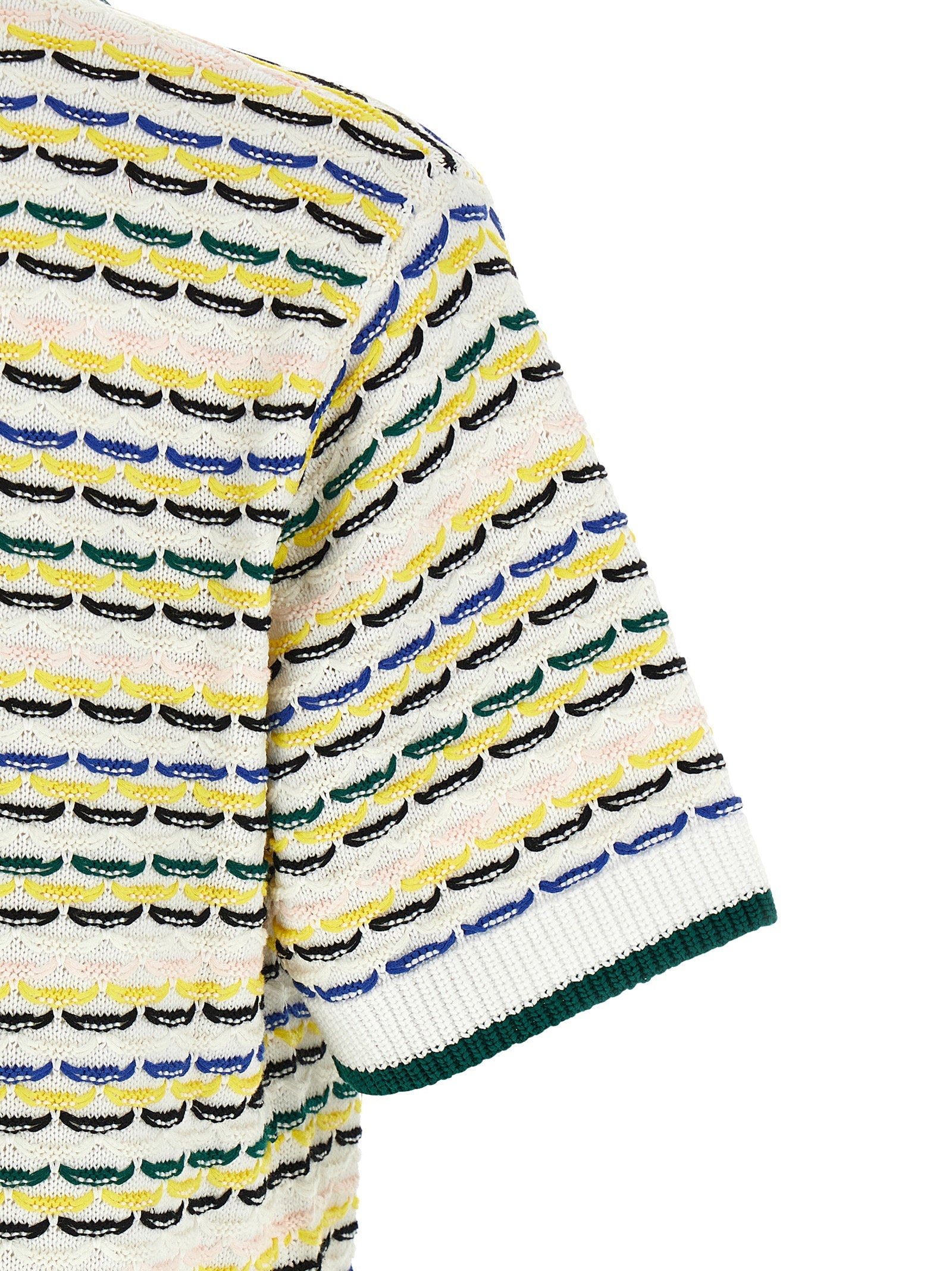 Casablanca Casablanca Tuck Stitch Short Sleeve Shirt