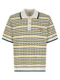 Casablanca Casablanca Tuck Stitch Polo Shirt