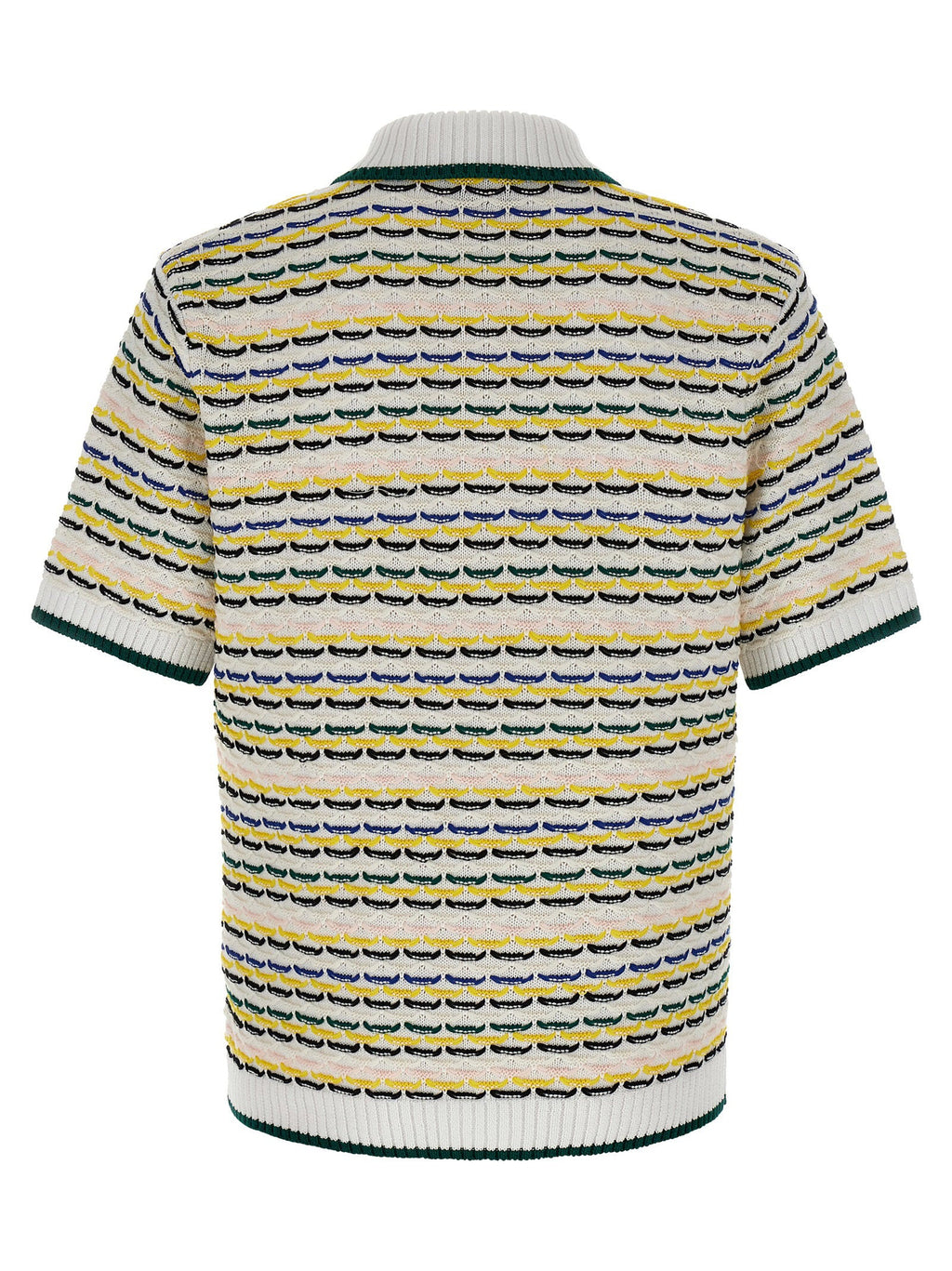 Casablanca Casablanca Tuck Stitch Polo Shirt