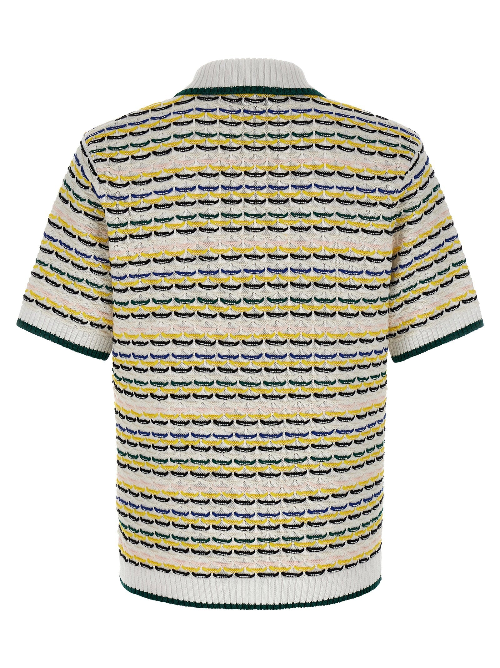 Casablanca Casablanca Tuck Stitch Polo Shirt