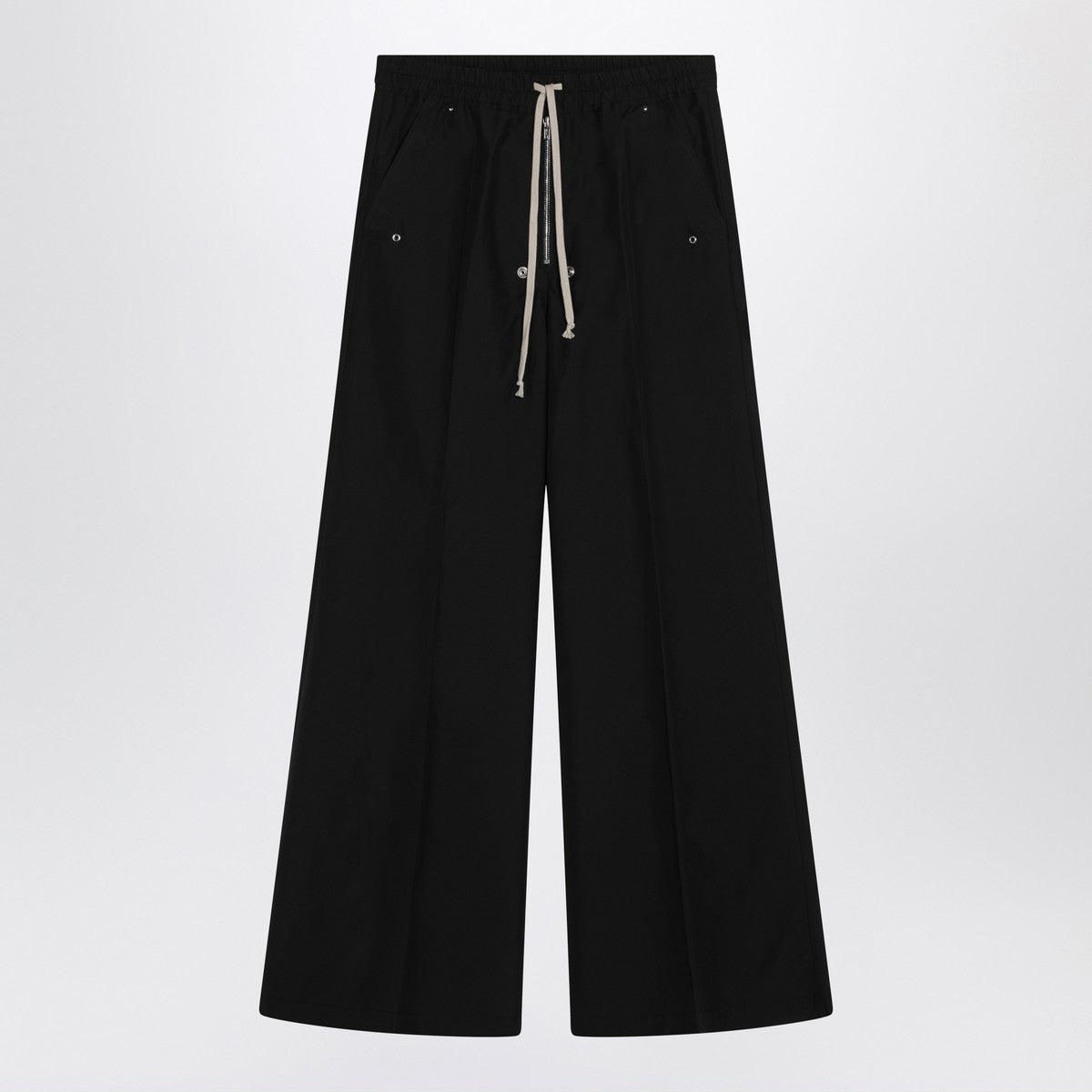 Moncler + Rick Owens Moncler + Rick Owens Wide Bela trousers in black cotton poplin