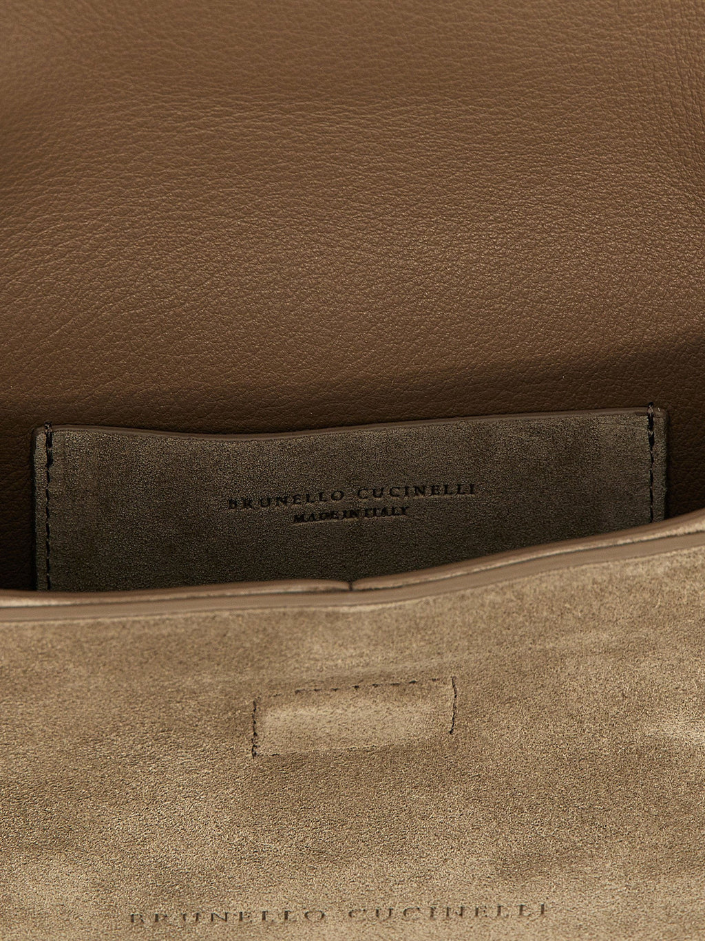 Brunello Cucinelli Brunello Cucinelli Monile Suede Clutch Bag