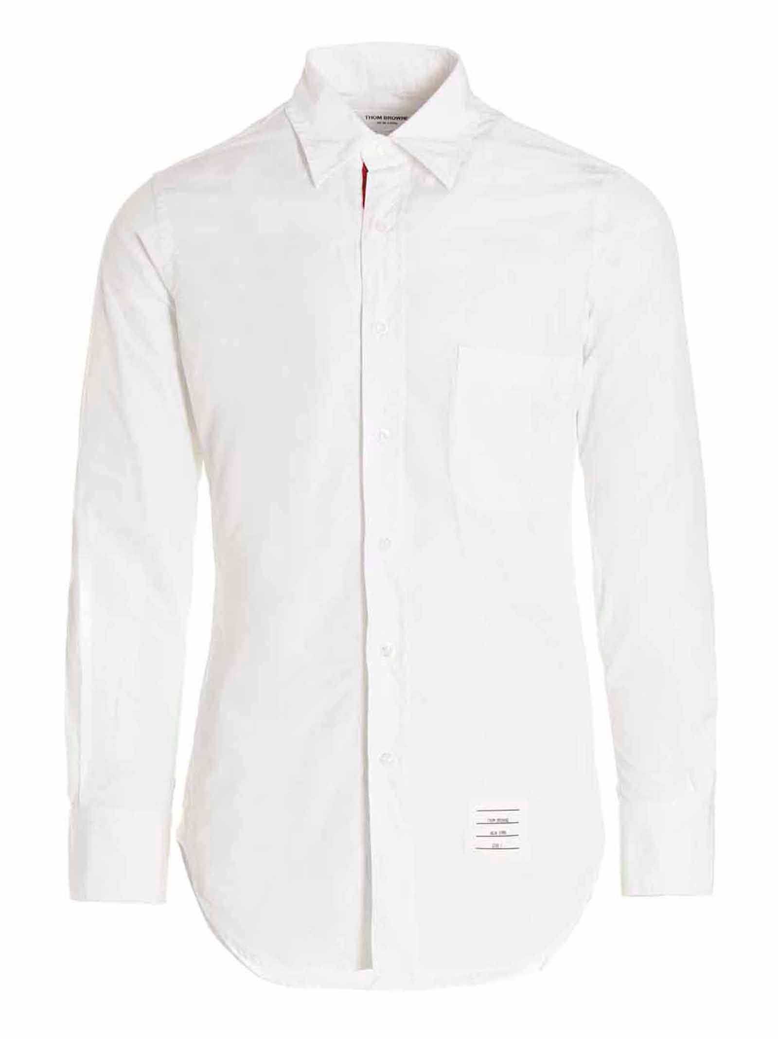 Thom Browne Thom Browne Solid Poplin Shirt