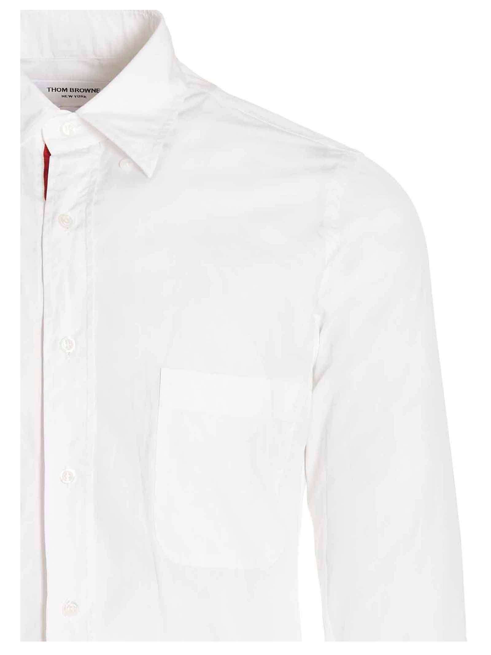 Thom Browne Thom Browne Solid Poplin Shirt