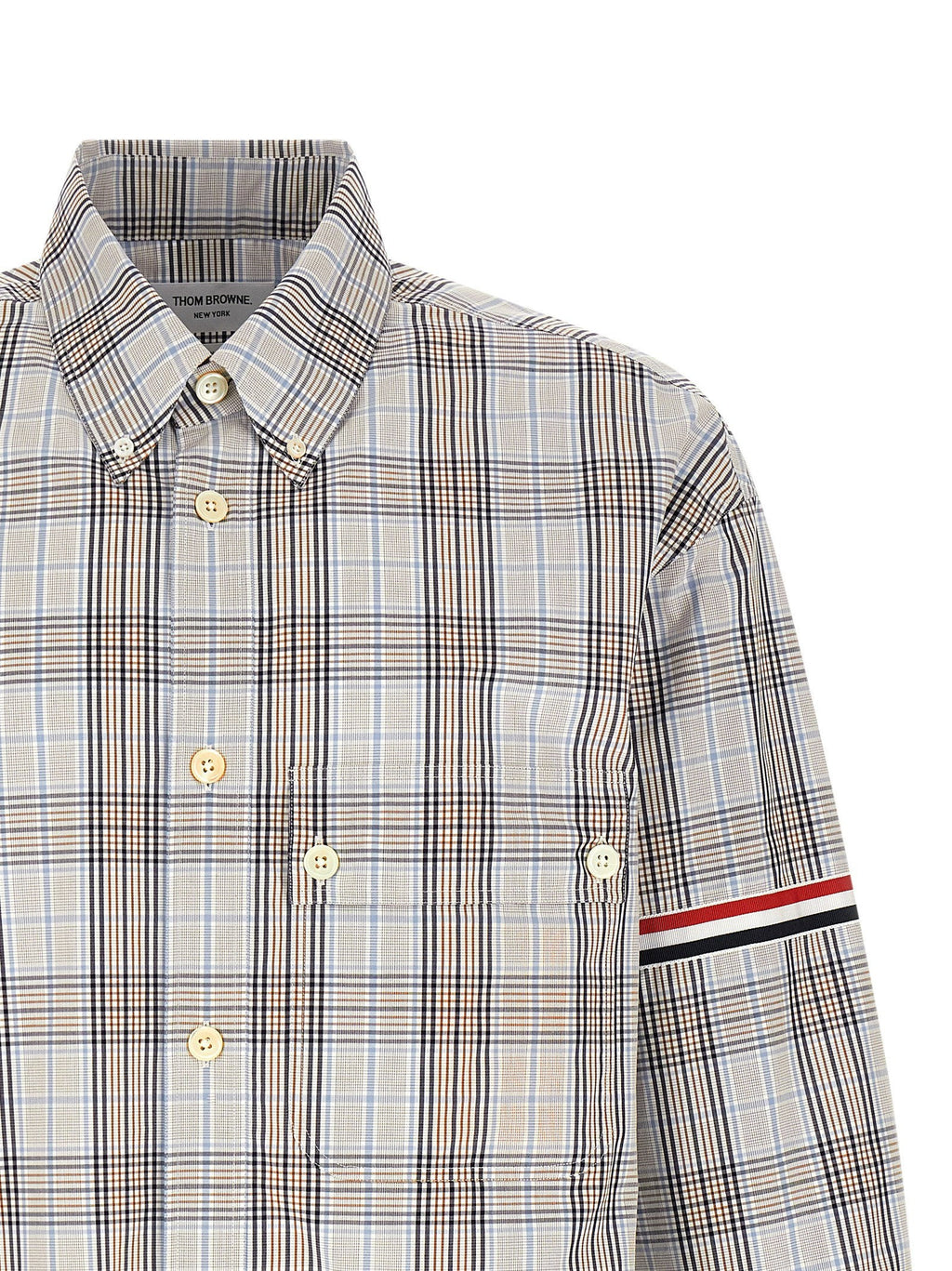 Thom Browne Thom Browne Oversized Rwb Shirt