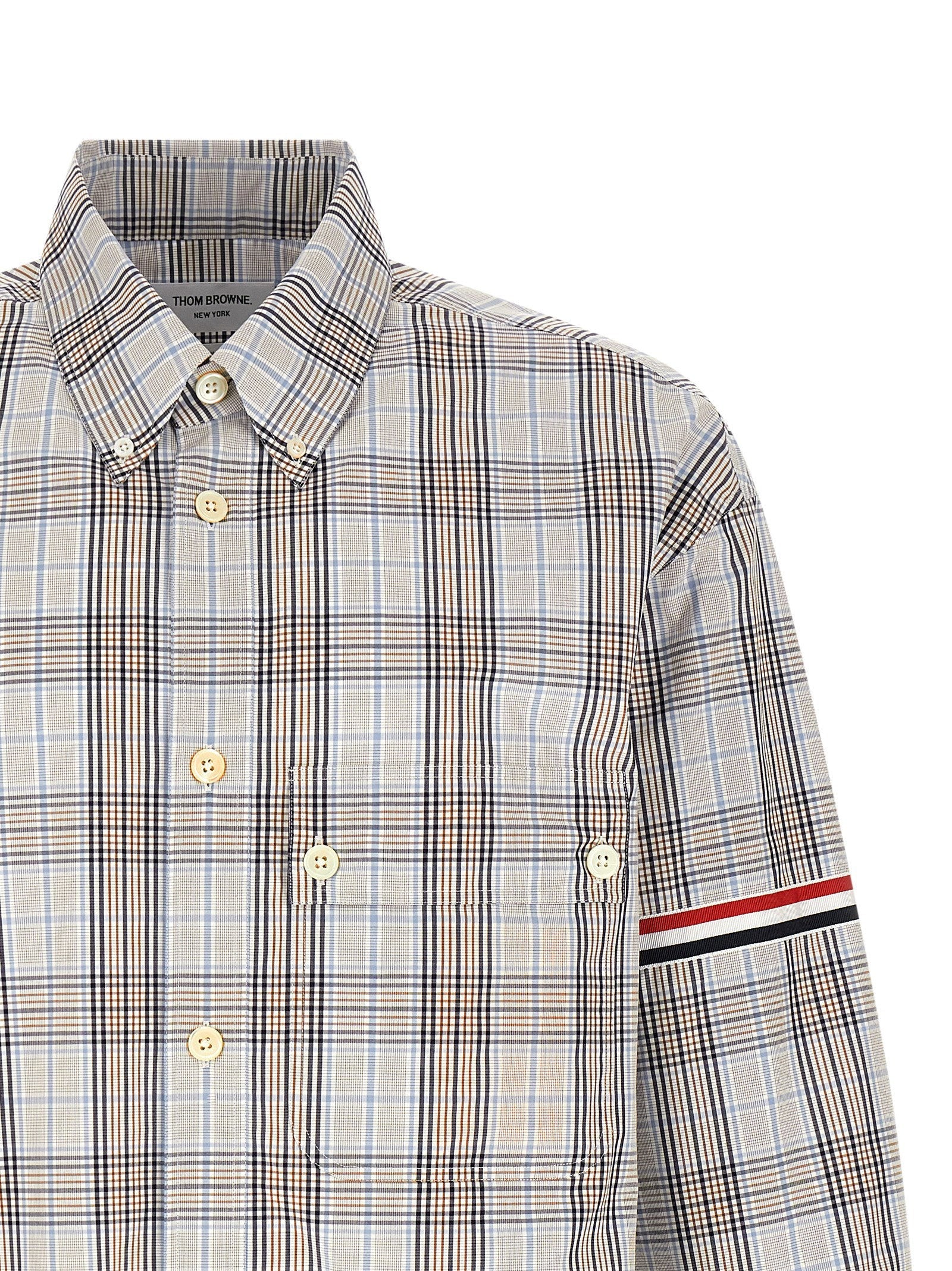 Thom Browne Thom Browne Oversized Rwb Shirt