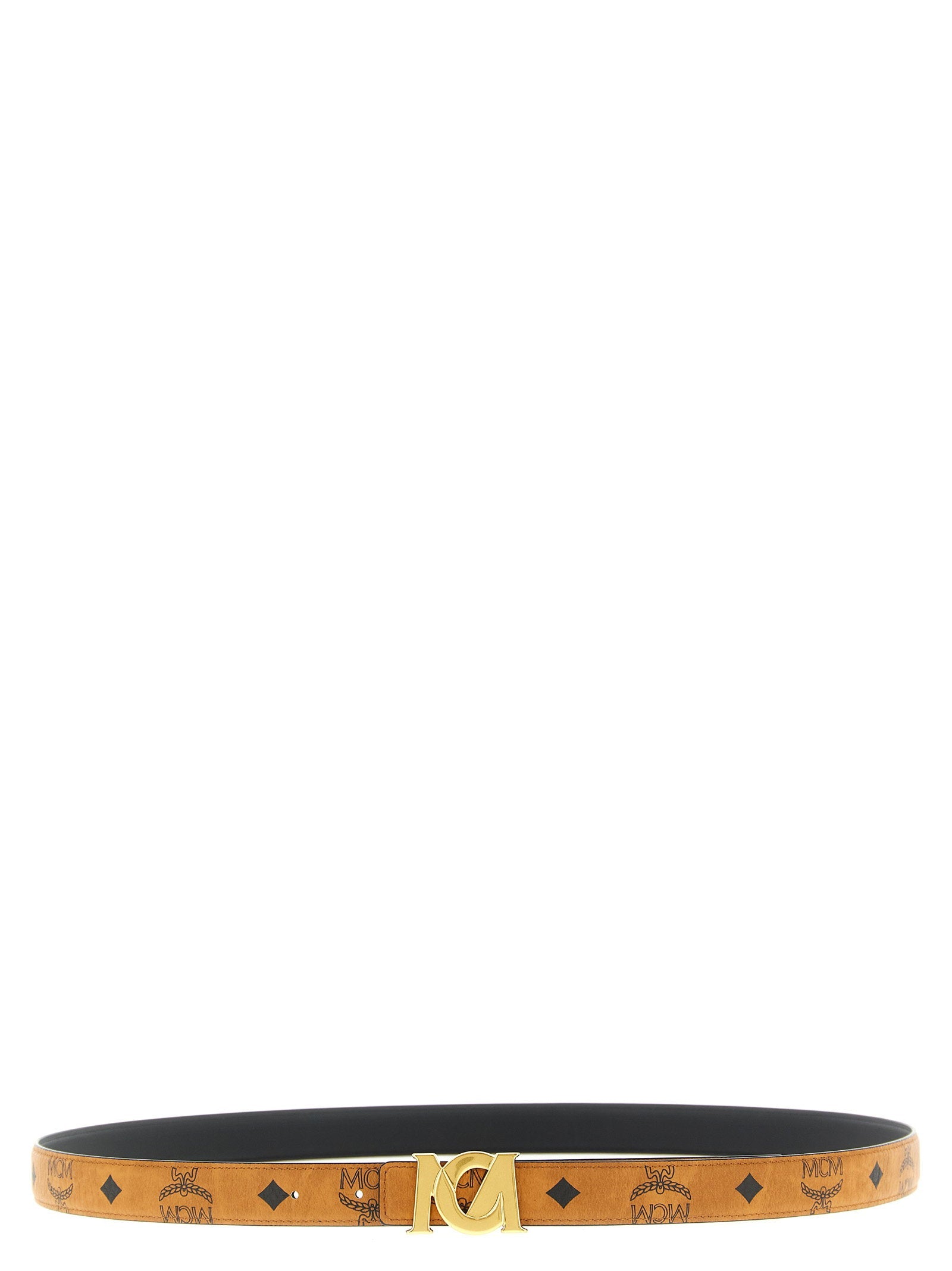 Mcm Mcm Logo Buckle Belt.