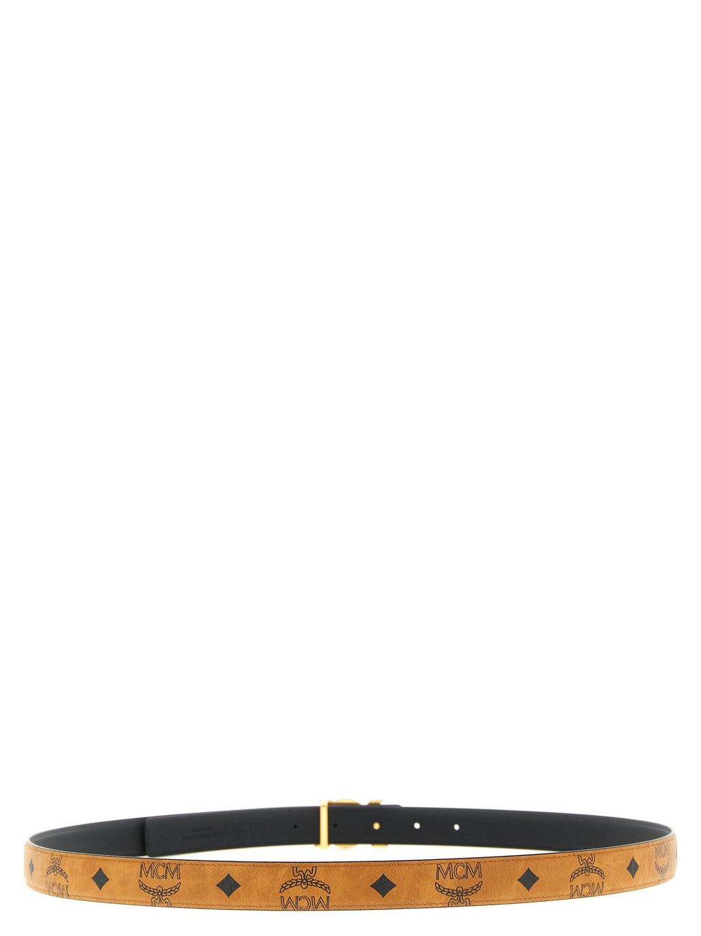 Mcm Mcm Logo Buckle Belt.