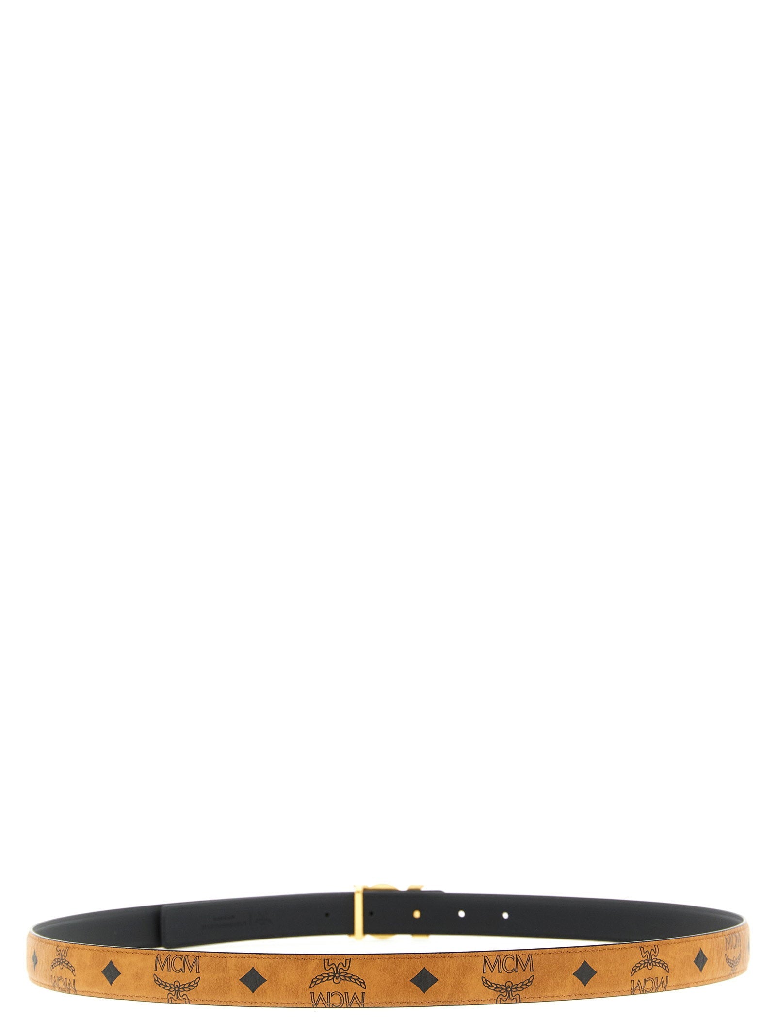 Mcm Mcm Logo Buckle Belt.