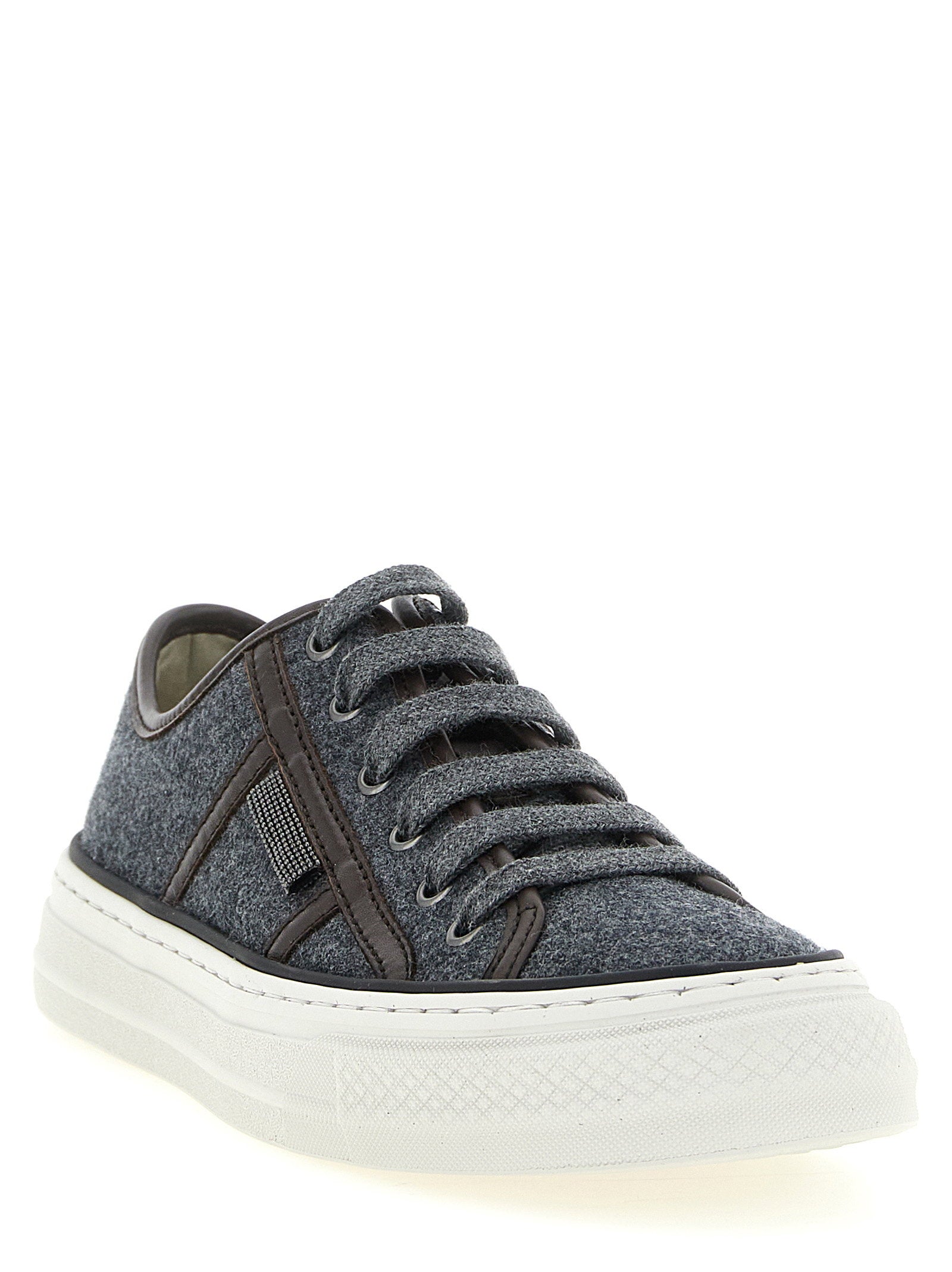 Brunello Cucinelli Brunello Cucinelli Shiny Tab Sneakers