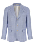Brunello Cucinelli Brunello Cucinelli Linen And Wool Chevron Blazer