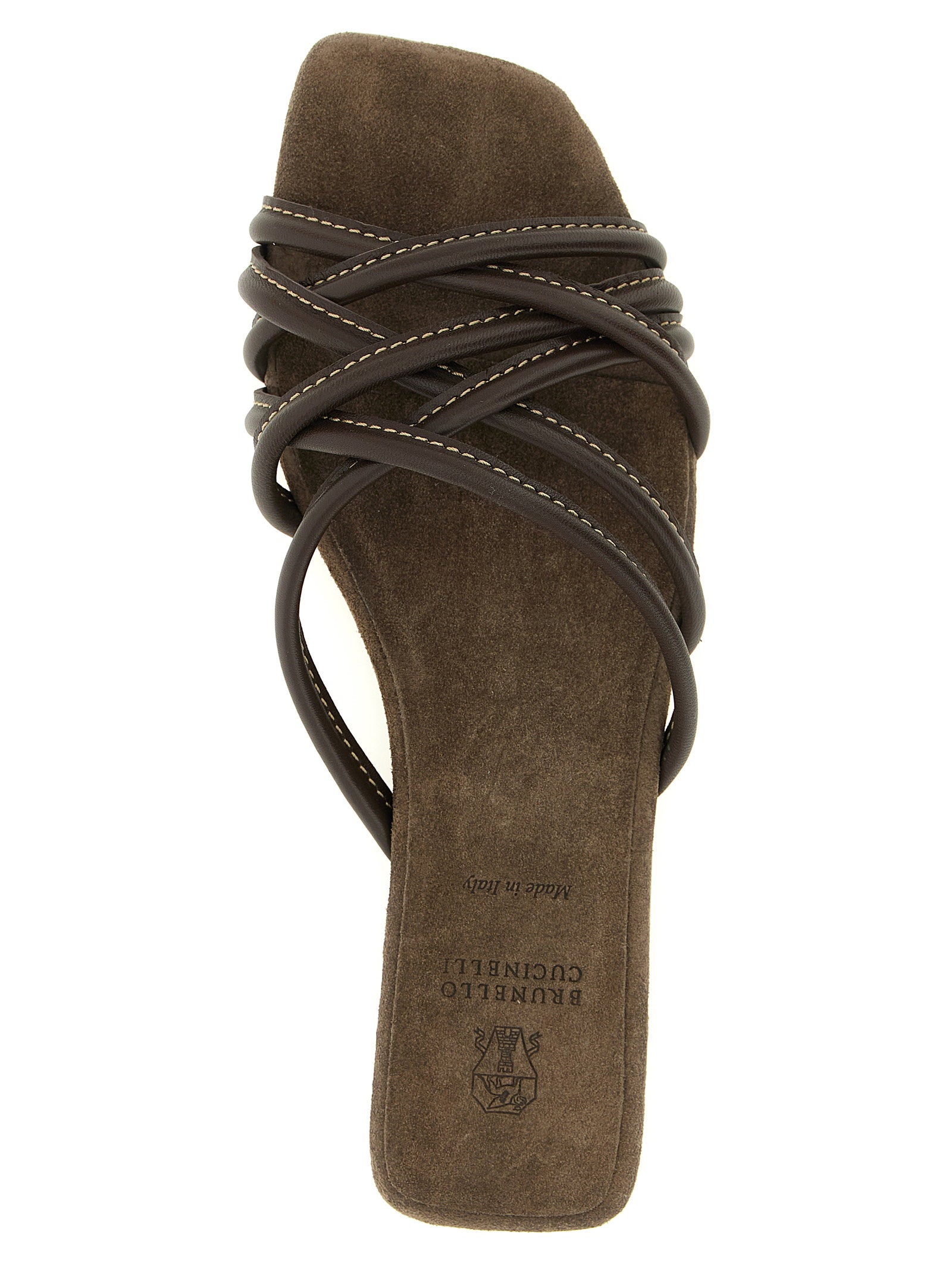 Brunello Cucinelli Brunello Cucinelli Leather Slides