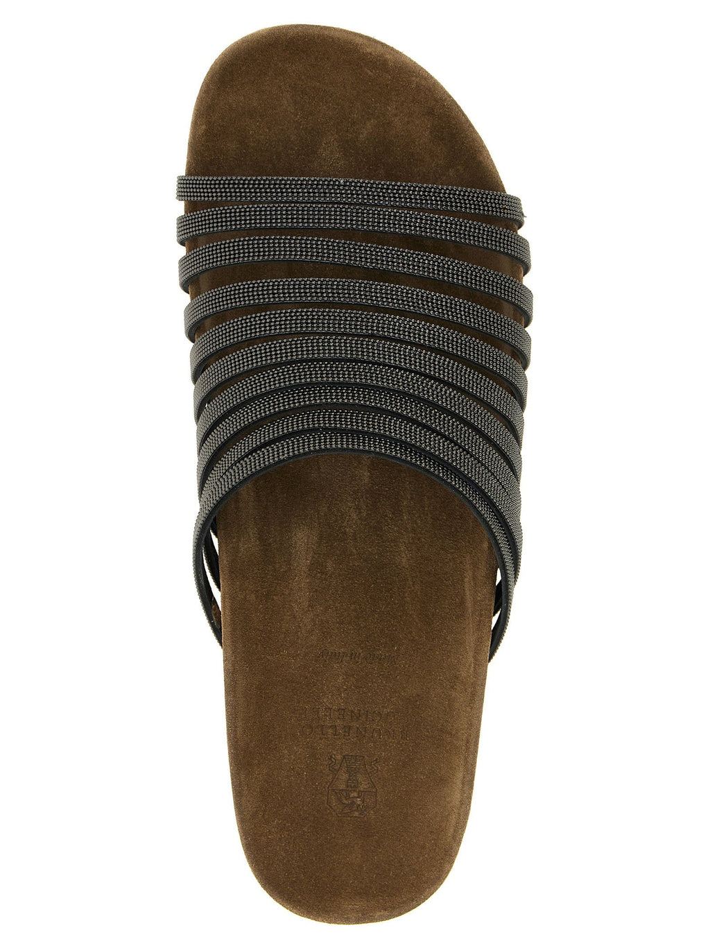 Brunello Cucinelli Brunello Cucinelli Precious Straps Slides