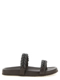 Brunello Cucinelli Brunello Cucinelli Precious Braided Straps Sandals