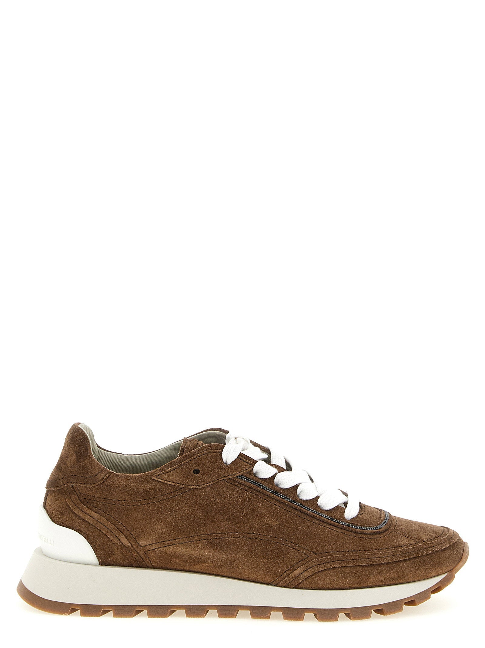 Brunello Cucinelli Brunello Cucinelli Monile Suede Sneakers