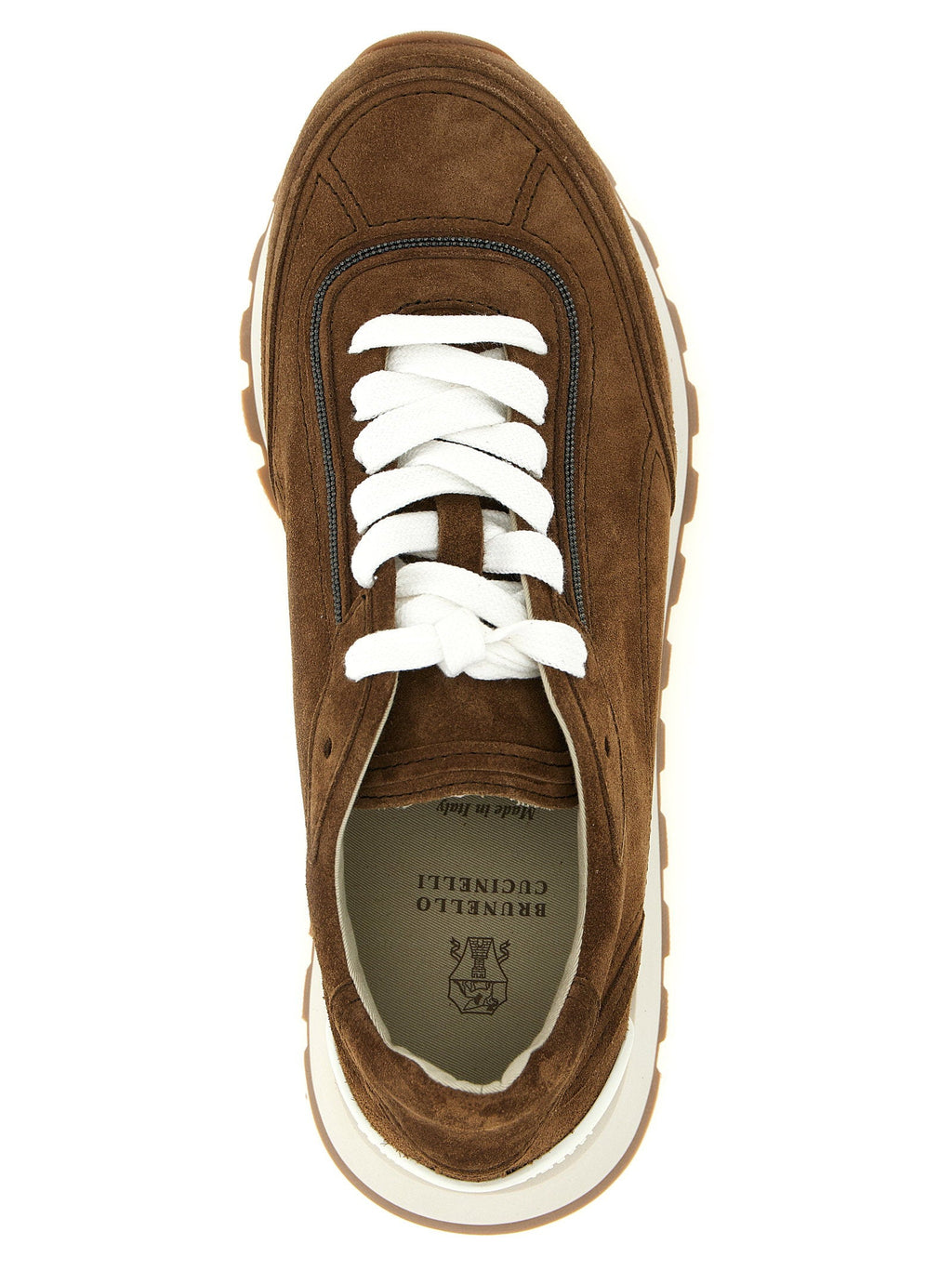 Brunello Cucinelli Brunello Cucinelli Monile Suede Sneakers